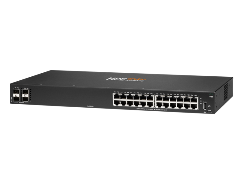 HP ARUBA 6100 24G 4SFP+ SWITCH