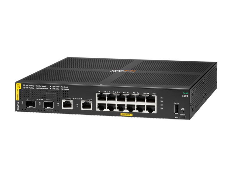ARUBA 6000 12G CL4 2SFP 139W SWITCH - Image 4