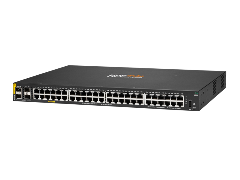 HPE ARUBA NETWORKING 6000 48G 4SFP MANAGED POE SWITCH - Image 4
